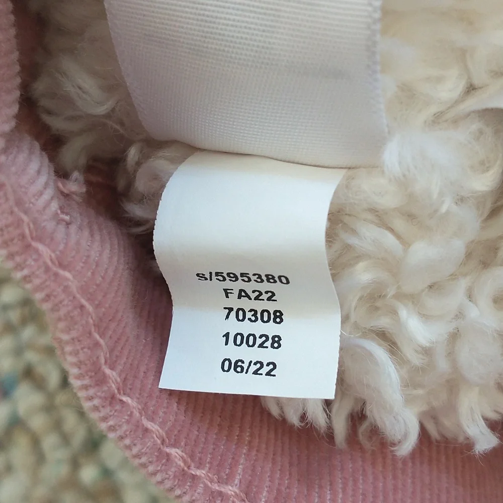 NWT Ann Taylor LOFT Sherpa Lined Corduroy Trucker Jacket Medium - Picture 7 of 10